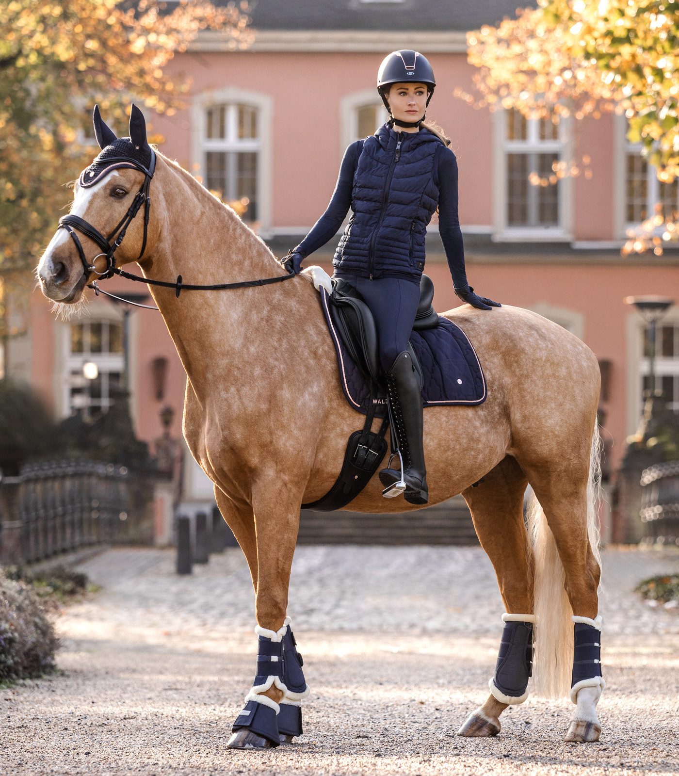 Rose Gold fülvédő, kék, cob