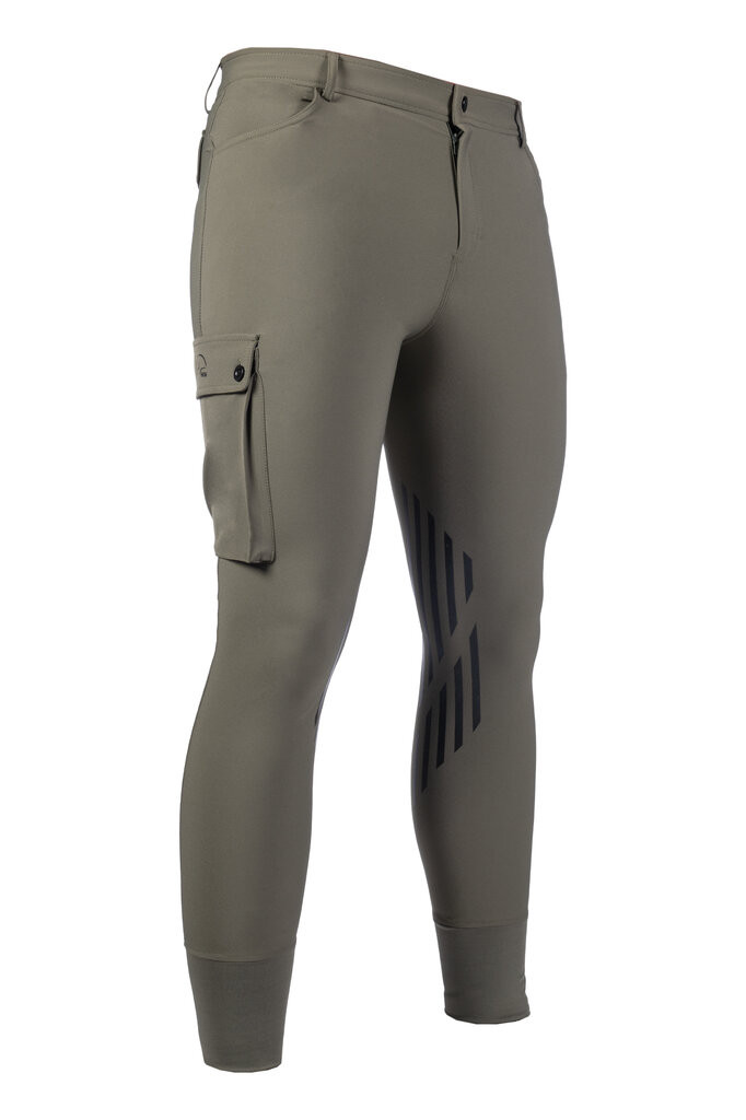 Pantalon de echitatie barbat Cargo, verde, 44