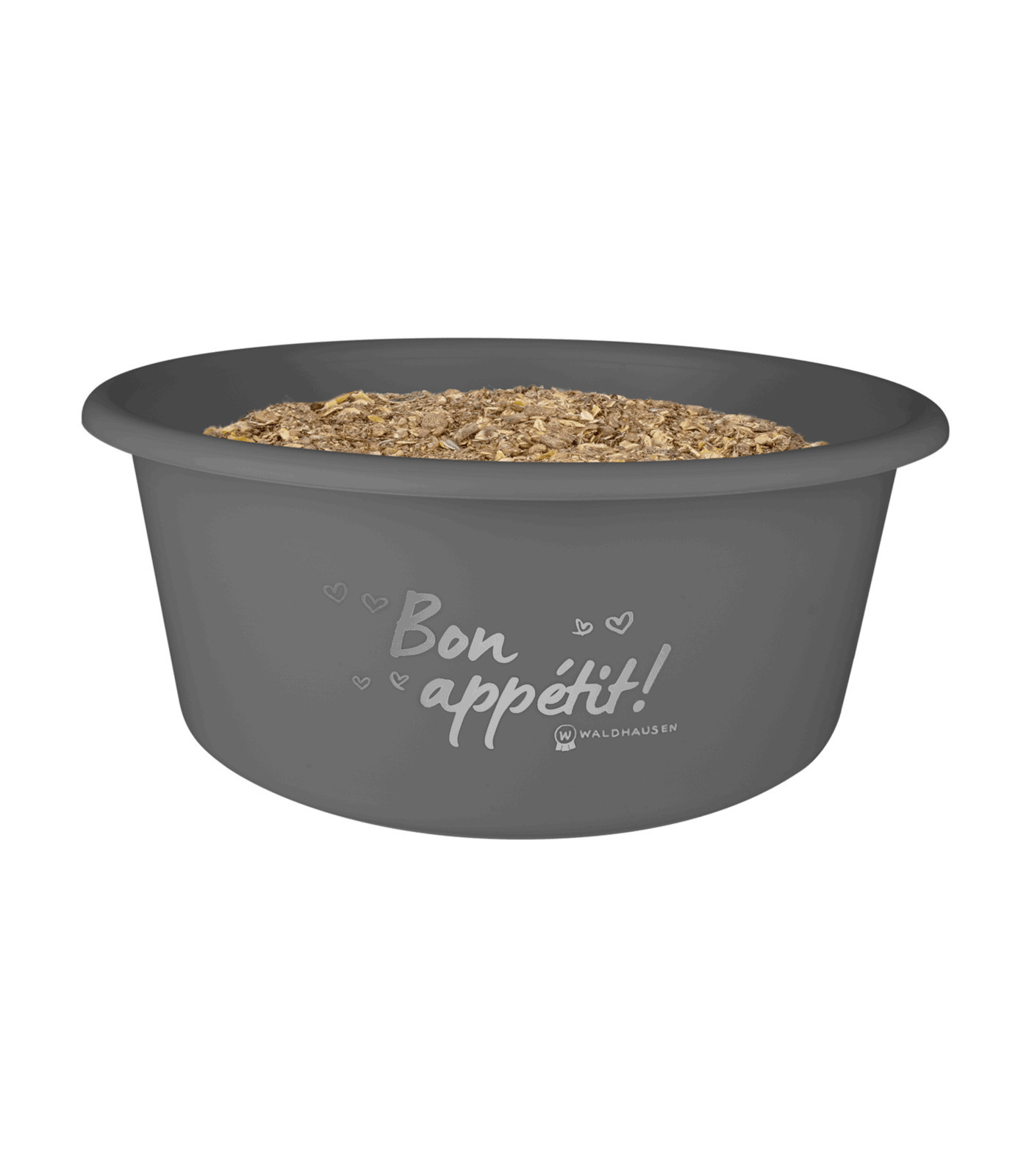 Bol pentru hrana Bon Apetit cu capac, gri, 5L 