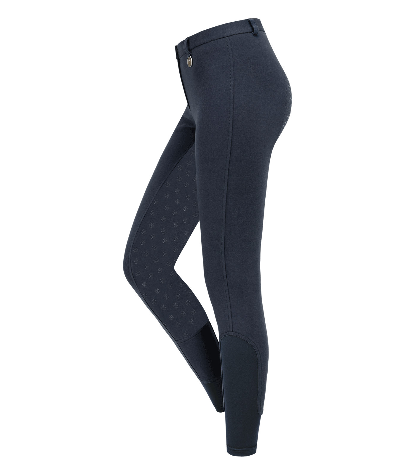Pantaloni de echitatie termo Fun Sport cu silicon, albastru, 42