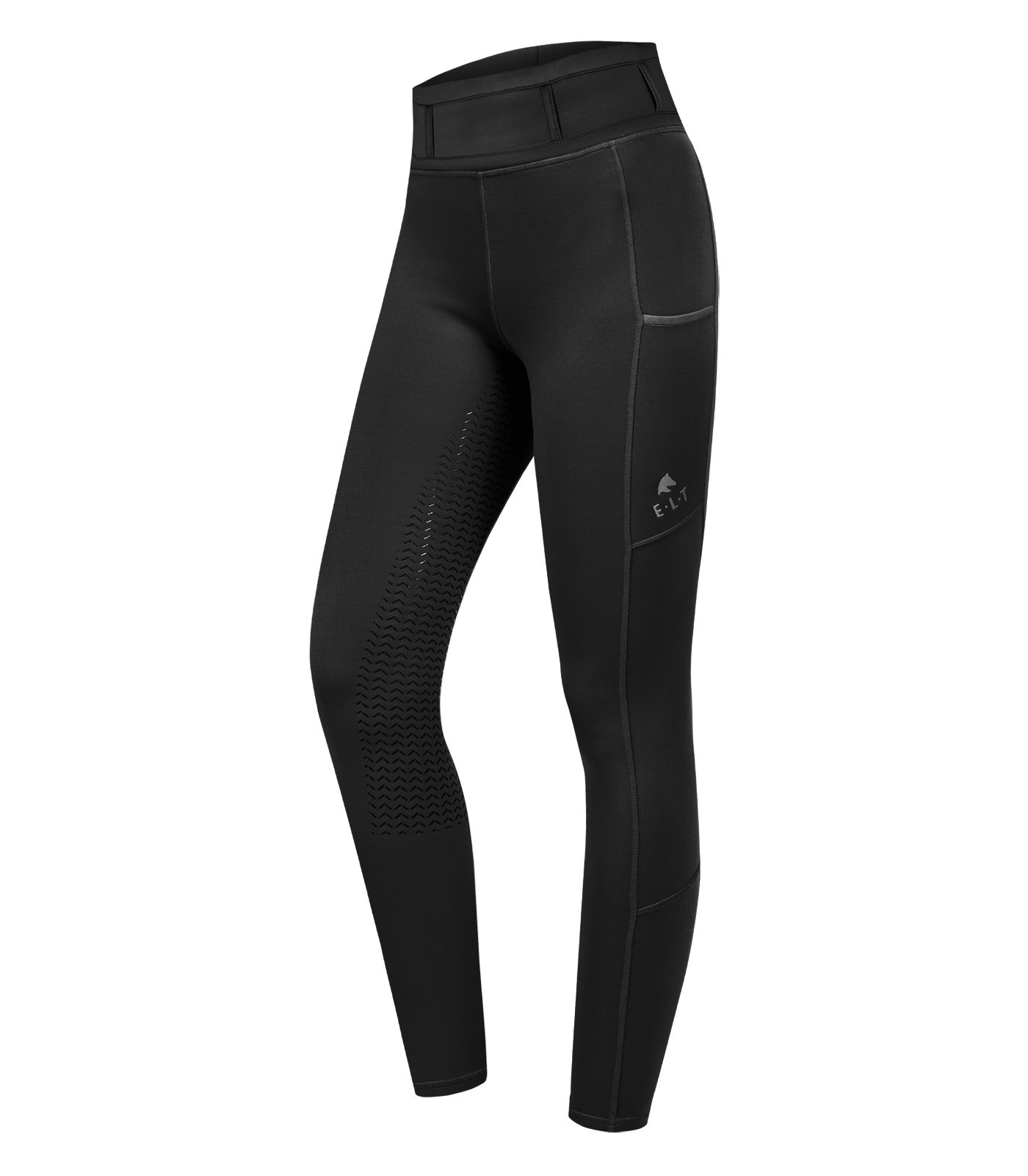 Lovagló leggings Ella, fekete, 34