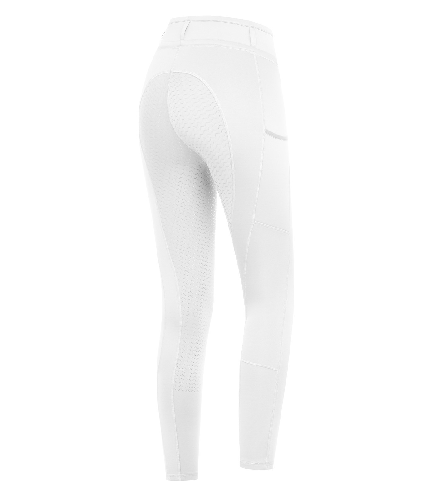 Colanti de echitatie Ella, alb, 152