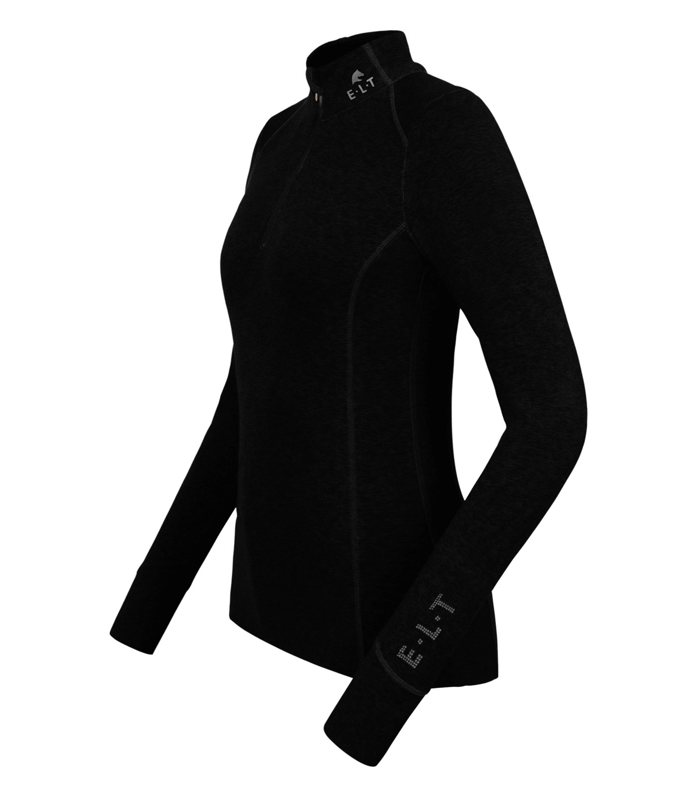 Funktions-Zip-Tricou Milano, Negru, L