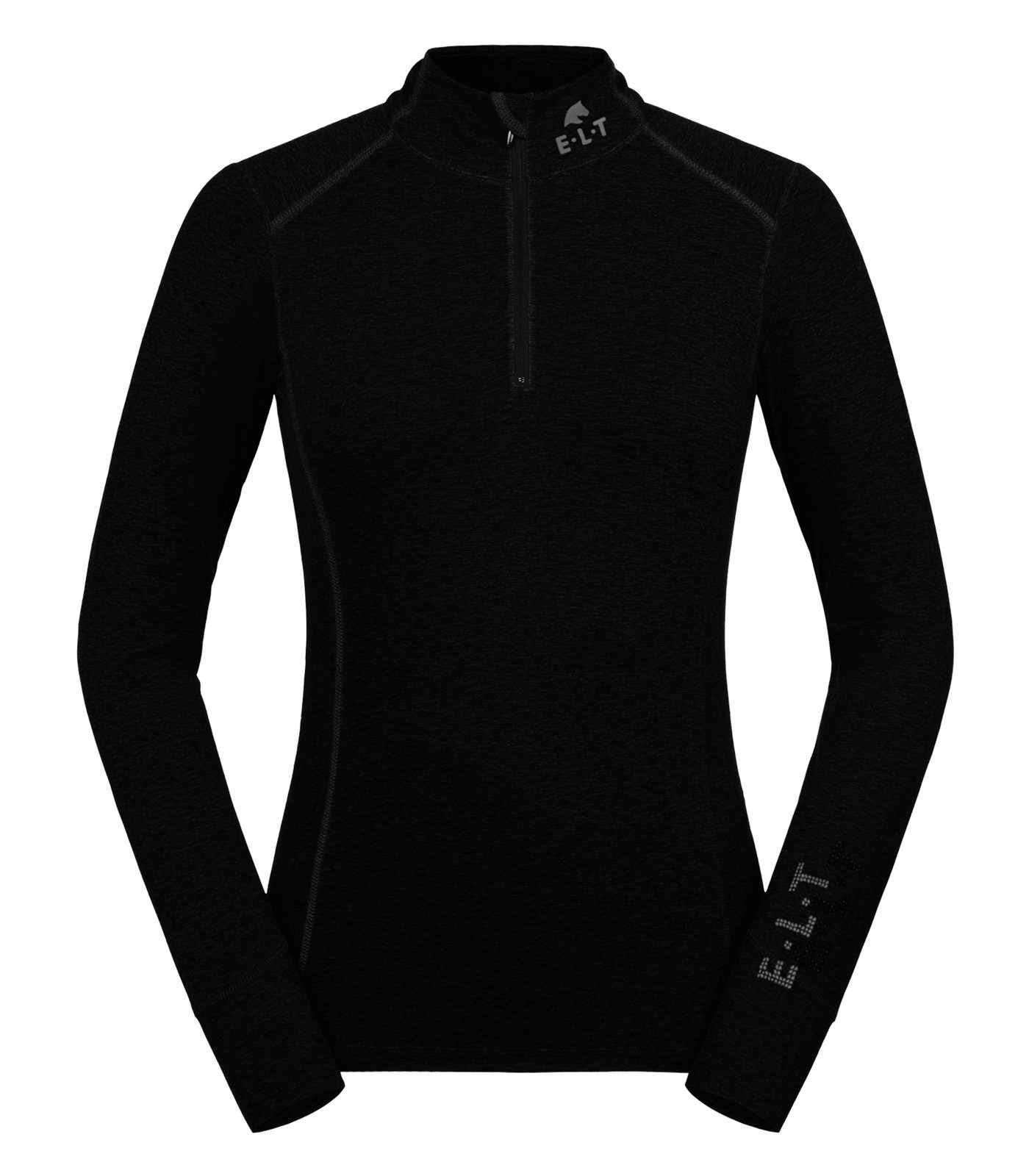 Funktions-Zip-Tricou Milano, Negru, XS