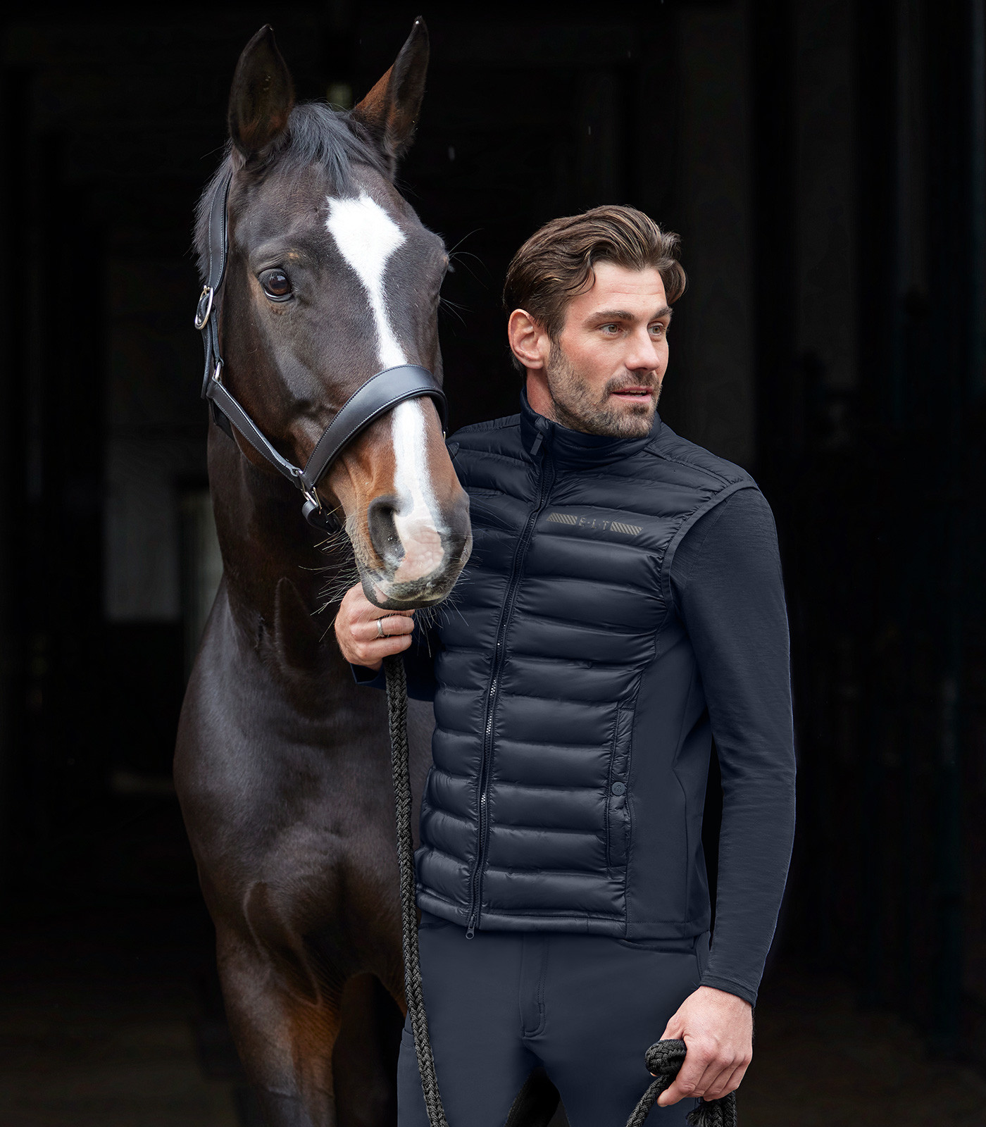 Vesta softshell mix pentru barbati Maine, albastru, M
