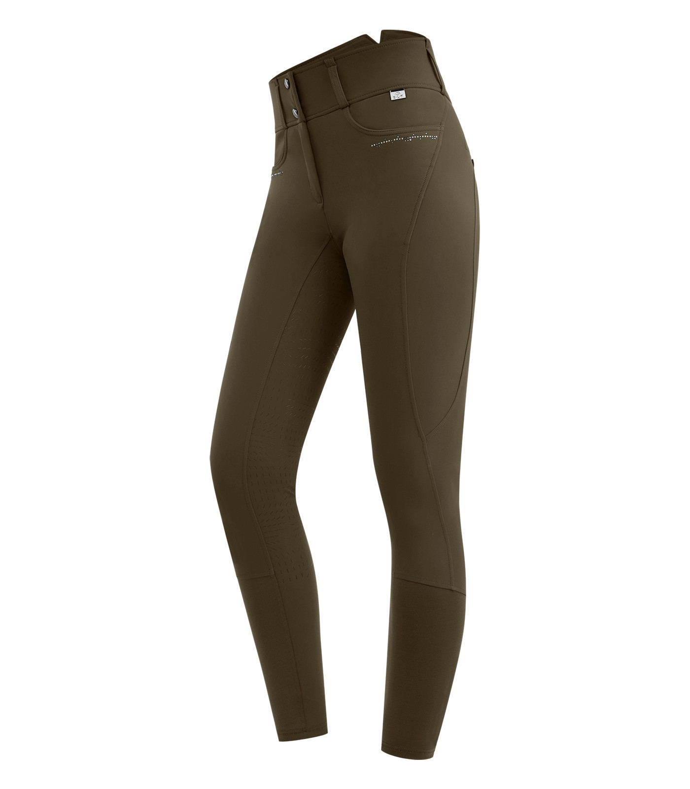 Pantalon de echitatie Mathilda Glam, maro, 34