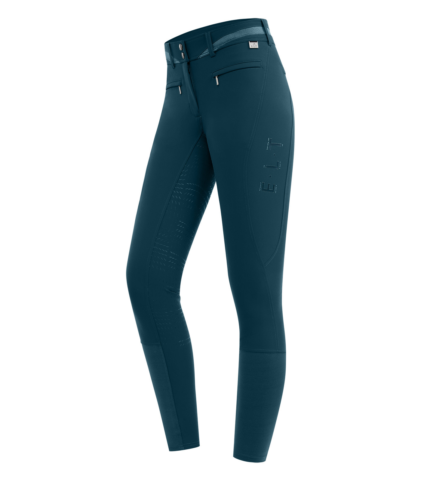 Pantalon de echitatie Maja Glam, albastru petrol, 34