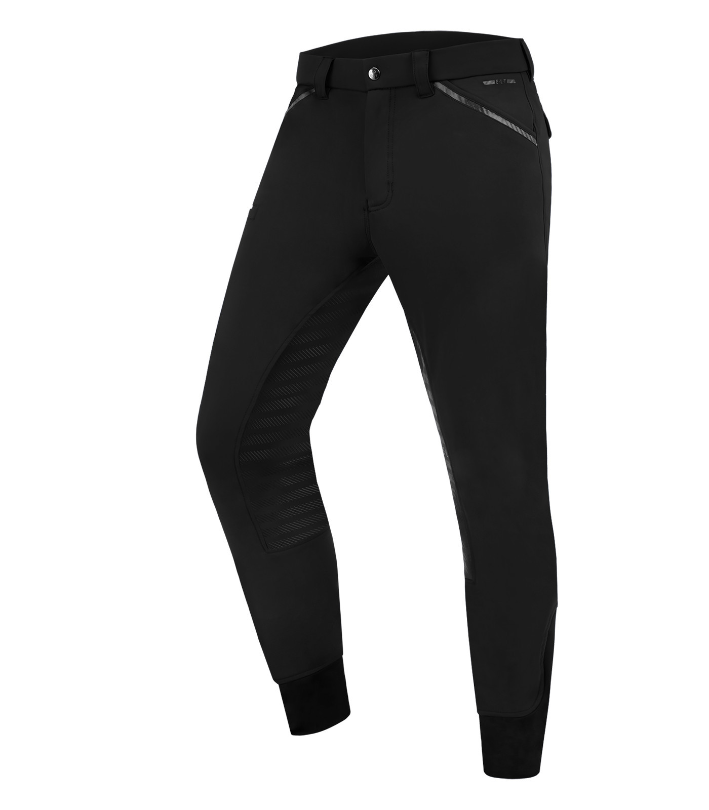 Pantaloni de echitatie cu silicon pentru barbati Marc, negru, 48