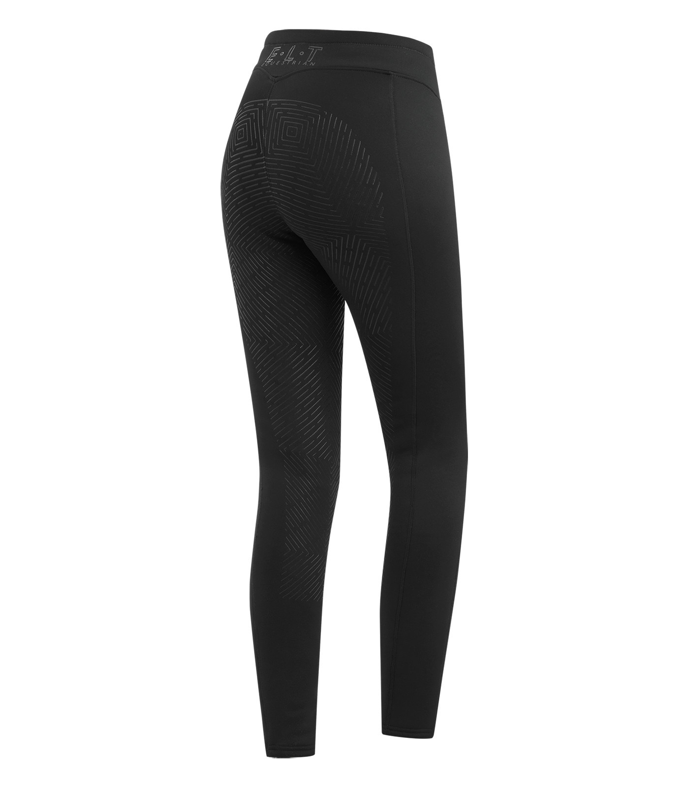 Bundás lovagló leggings, fekete, 152