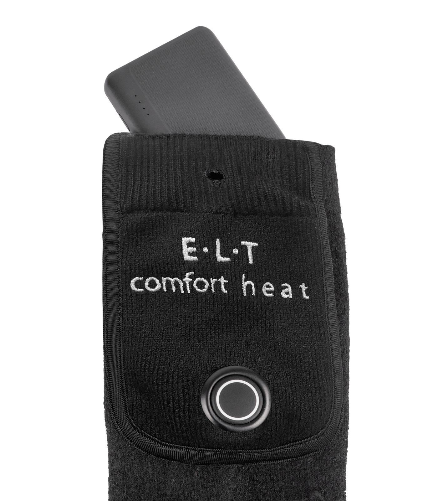 E·L·T Comfort Heat fűthető zokni, fekete, L