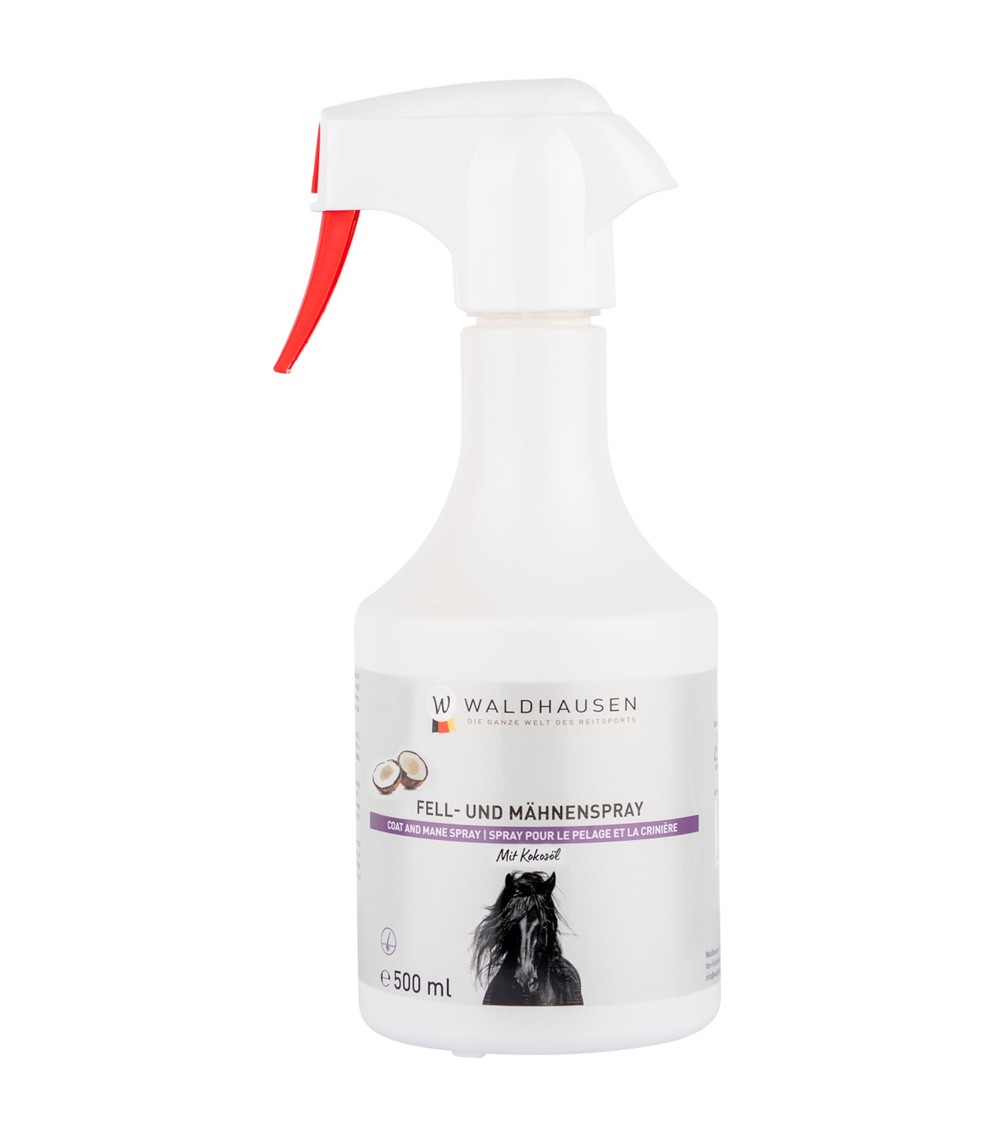 Spray pentru îngrijirea blănii și coamei cu ulei de cocos, 500 ml