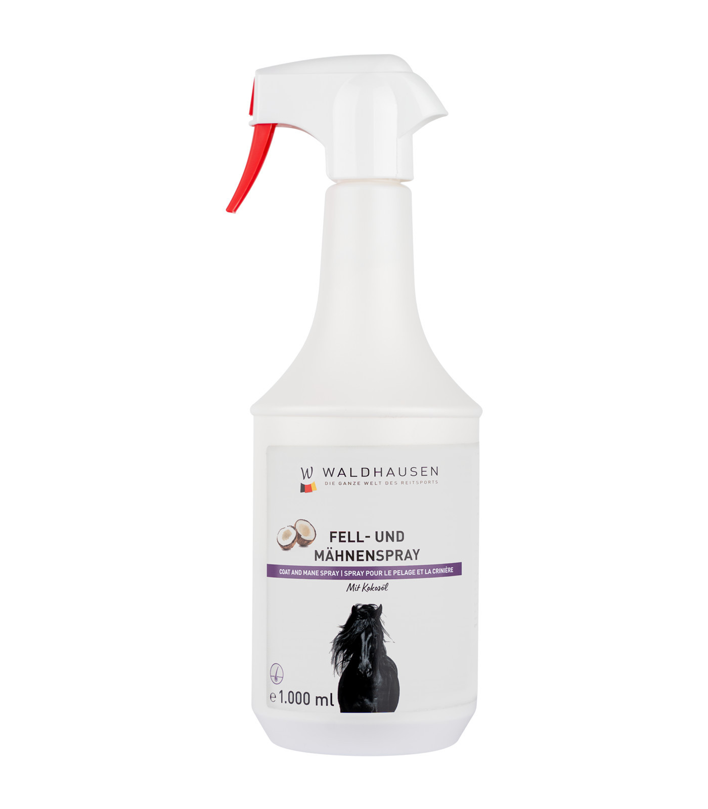 Spray pentru îngrijirea blănii și coamei cu ulei de cocos, 1000 ml