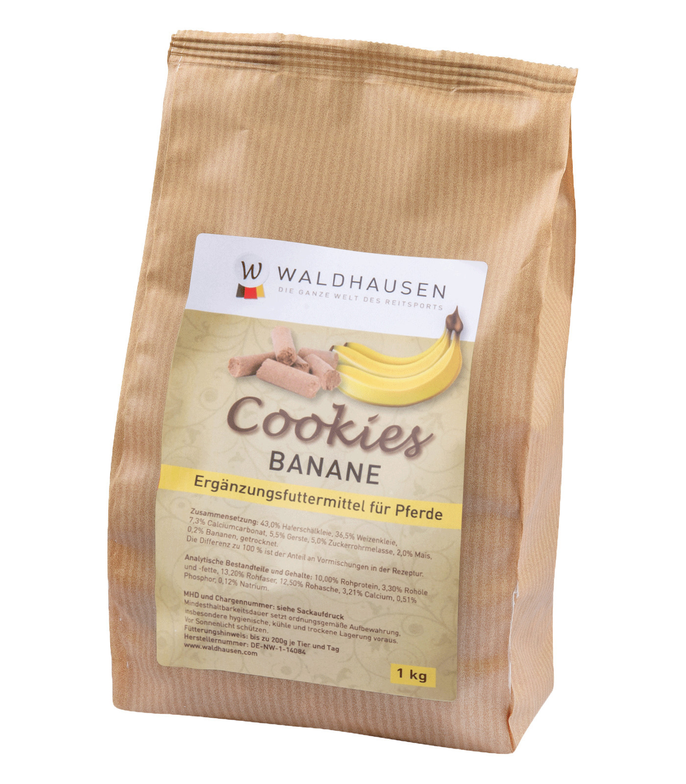 Banános jutalomfalat lovaknak, 1Kg