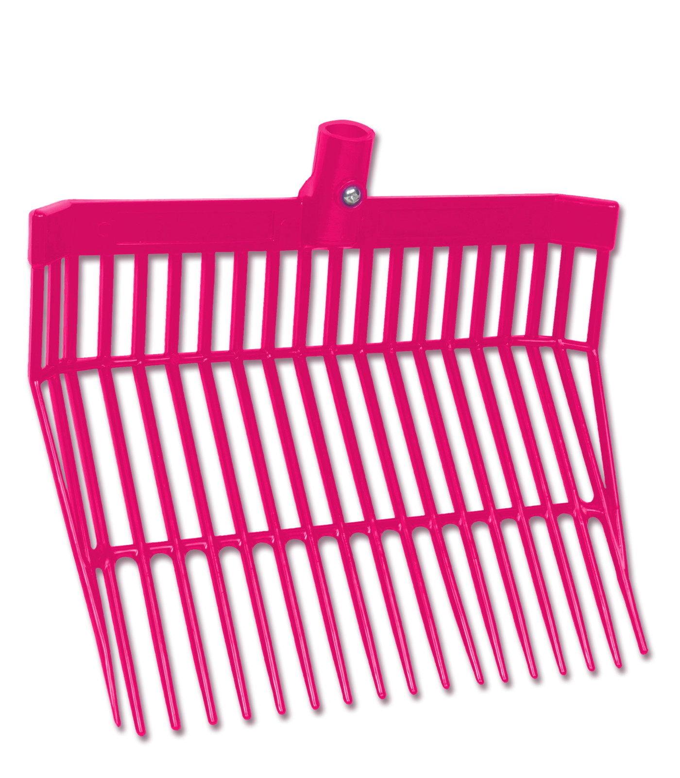 Trágyavilla, műanyagból, fekete, pink