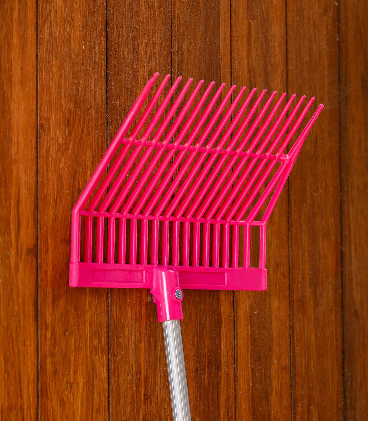 Furca pentru balegar, din plastic, pink