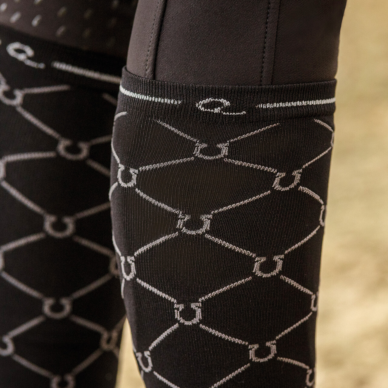 Șosete elastice de călărie Qhp, negru, 35-38