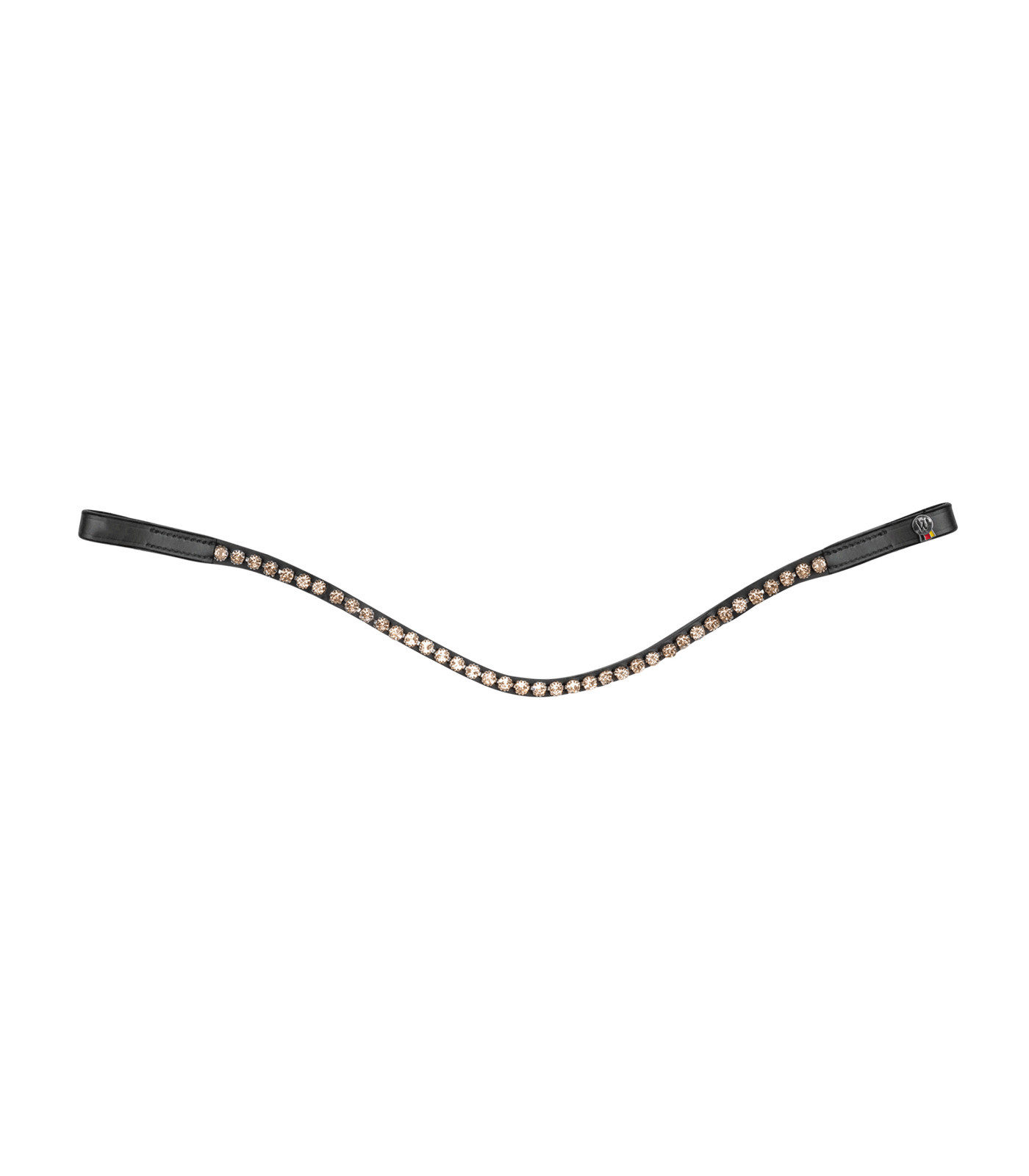 Fruntar X-line Glam, negru, cob
