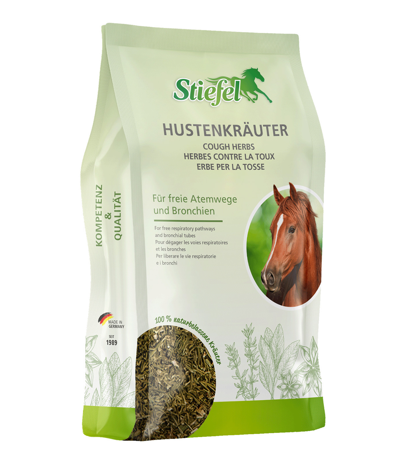 Stiefel amestec de plante medicinale pentru tuse la cai, 1 kg