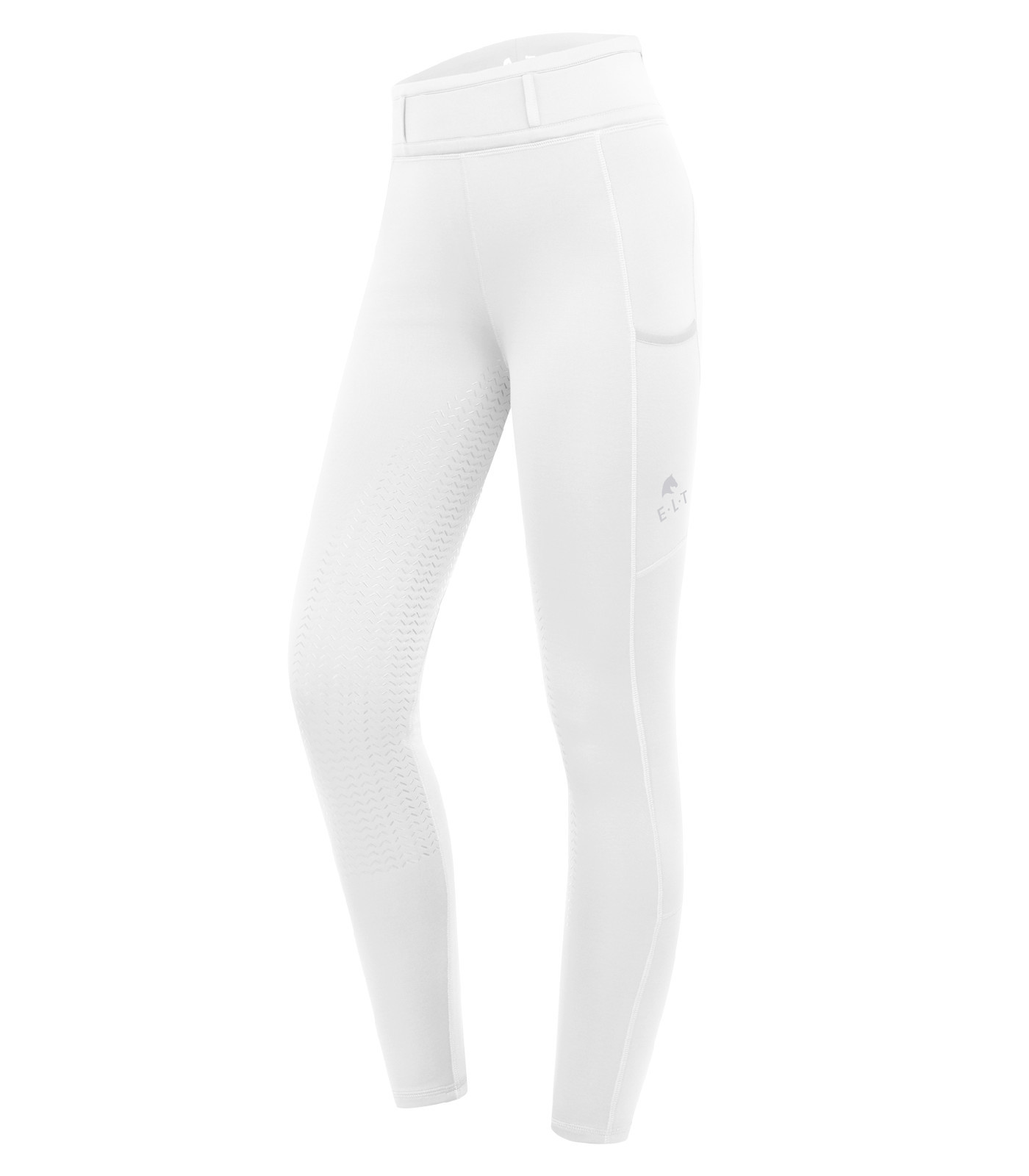 Colanti de echitatie Ella, alb, 36